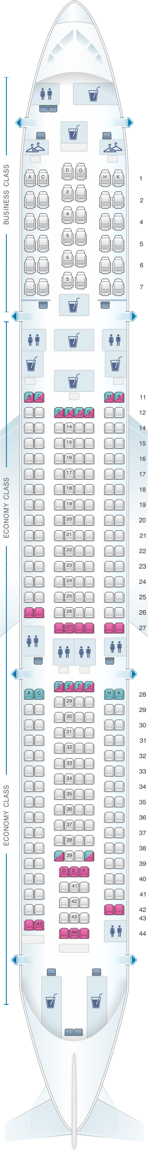 United Airlines Airbus A330 300 Seating Chart Bios Pics