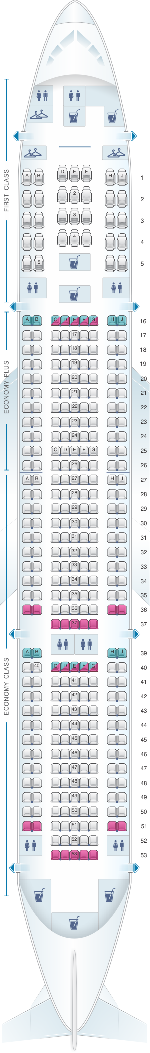 United 777 200 Seating Chart