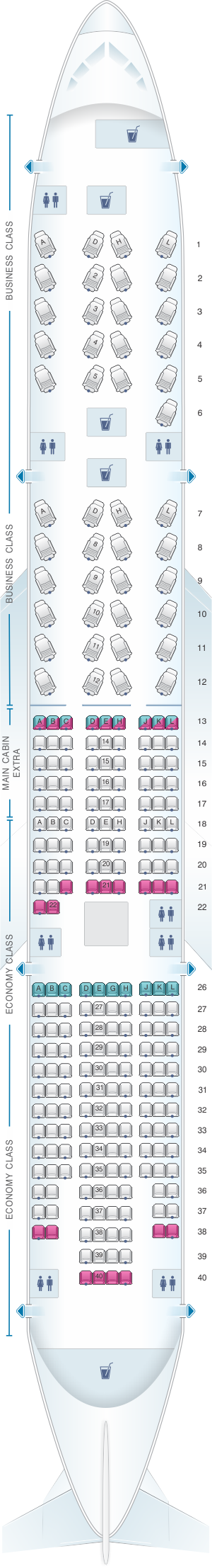 Boeing 777 200er Seating Chart American Airlines Elcho Table