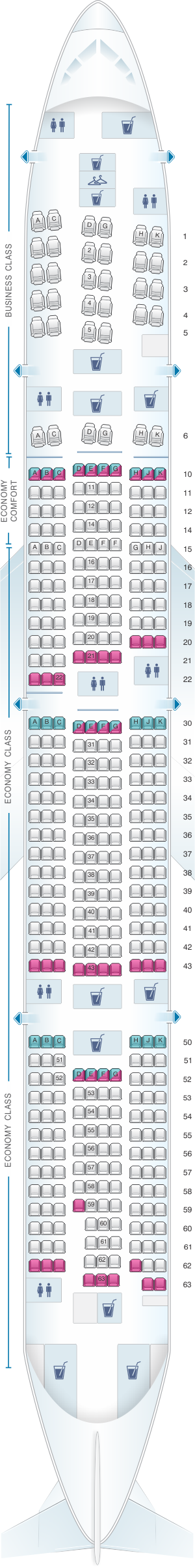 klm seat assignment fee