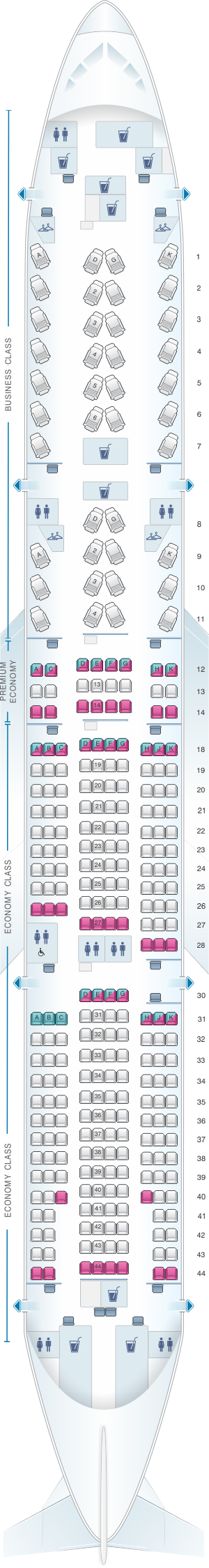 Air Canada Carte Seat Air Canada TWFN Air Canada Carte Seat Air Canada TWFN