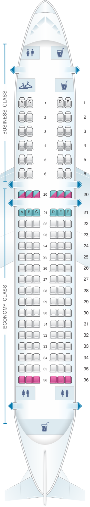 Plan De Cabine Mea Airbus A320 200 Seatmaestrofr
